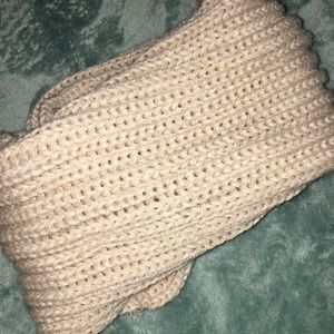 A tan scarf